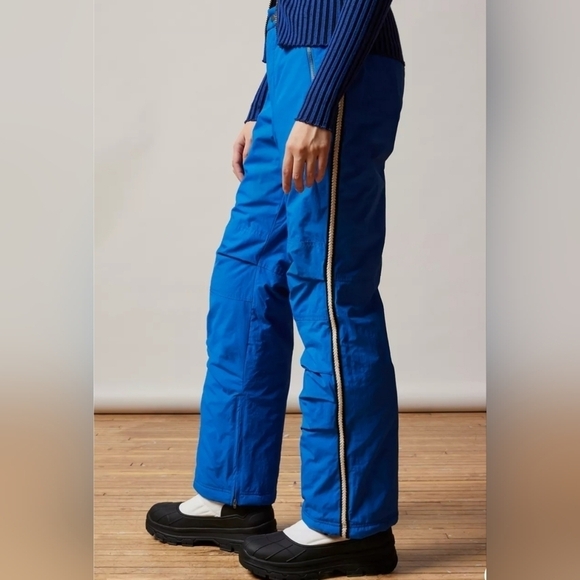 Urban Outfitters BDG Nina Nylon Ski Pants in Blue Stripe Size 16 NWT - Picture 5 of 11